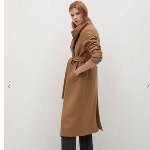 Mango Wool Double Breasted Coat